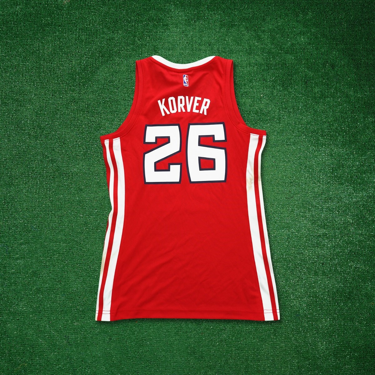 古着 NBA adidas カイルコーバー アトランタホークス ユニフォーム Kyle Korver Adidas Atlanta Hawks Official Women's Away Red Jersey