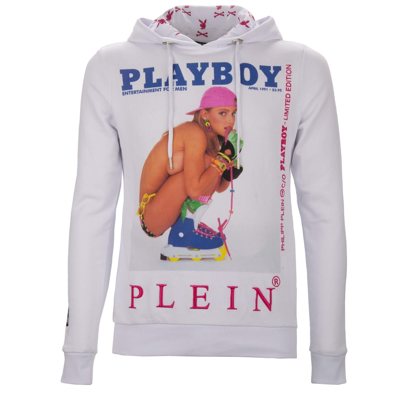 Толстовка с принтом PHILIPP PLEIN x PLAYBOY Skategirl толстовка с капюшоном и вышивкой логотипа белая 47790₽