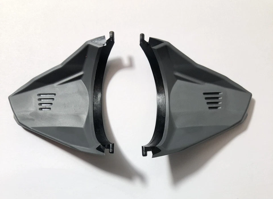 Oakley Clifden OO9440 Protective Gray/ Black Replacement Side Shields Genuine - Image 4 of 4