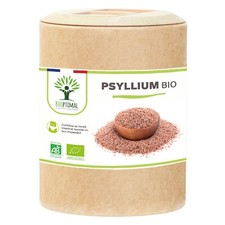 Psyllium Bio - Complément alimentaire - Fabriqué en France - 200 gélules