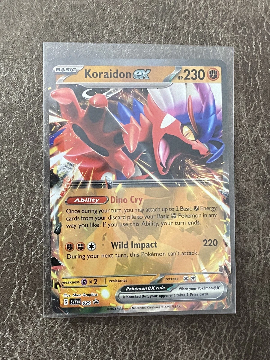 Pokemon - Koraidon ex - Oversized Promo Card (SVP-???) 