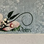 Vintage Hand Painted Picture Frame - 9" x 7"  with  4 1/8" x 6 1/4" Opening — photo 7