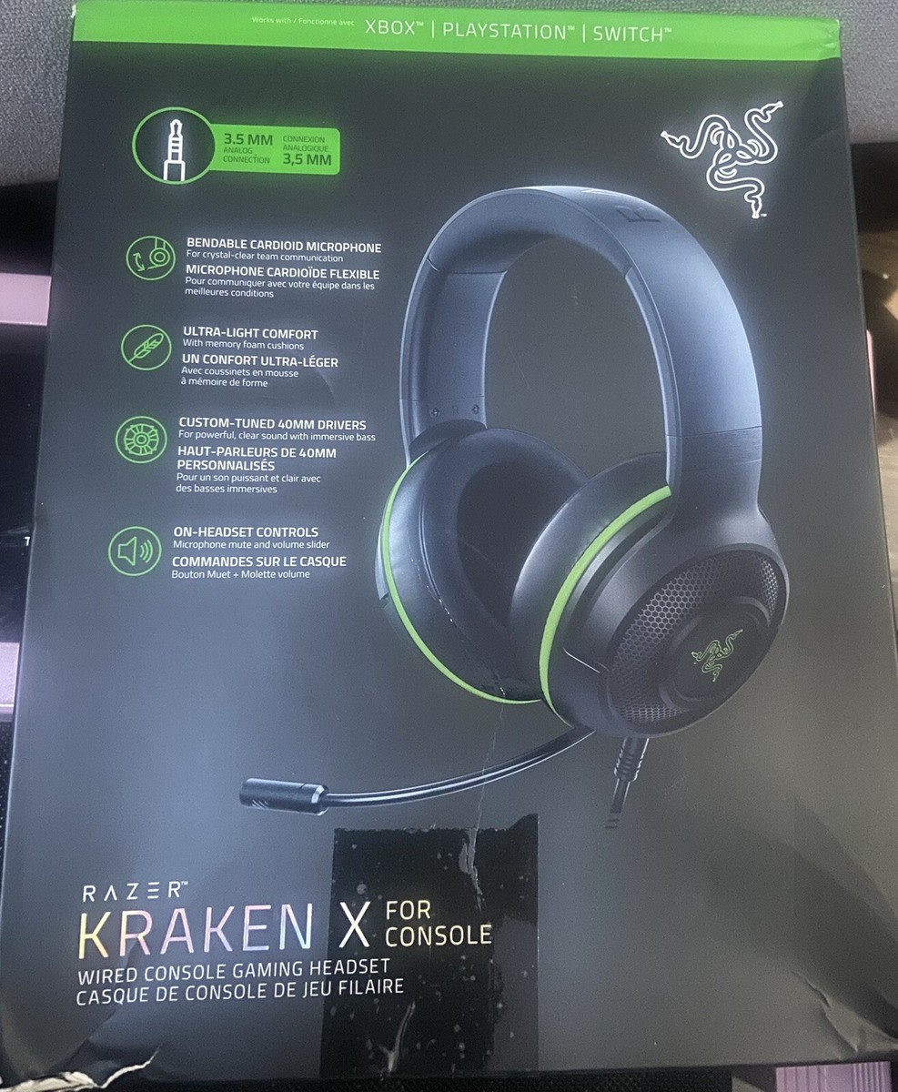 Console Kraken Headset Ps4 Razer Kraken For Console Gaming Headset