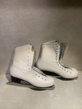 Vintage Riedell Women White Figure Skate Size 4