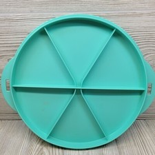 Tupperware Bake N Take Pie Cake Carrier Keeper Base Divided Storage Serving 3062