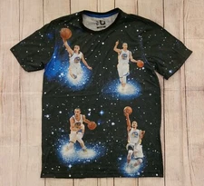 NBA UNK Steph Curry Golden State Warriors All Over Print T-Shirt Men’s Medium
