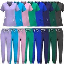 Hospital Medical Surgical Uniforms Scrub Set Doctor Uniform Jogger Suit Set New