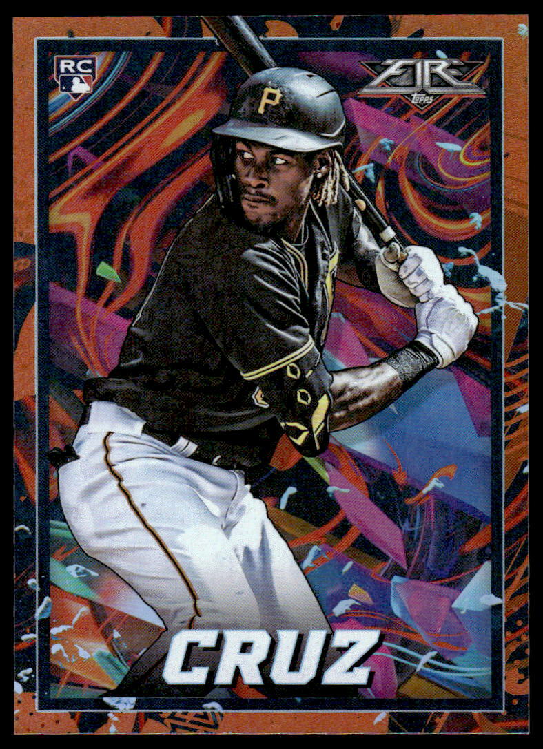 2022 Topps Fire #133 Oneil Cruz BASEBALL Pittsburgh Pirates