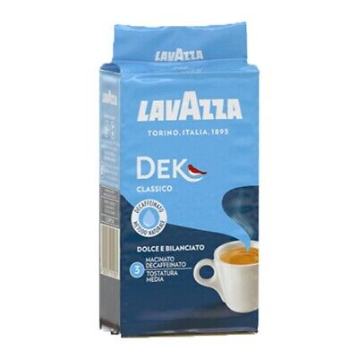 Coffee DEK classic taste 250g Decaf-LavAzza-paperboard 20 pieces
