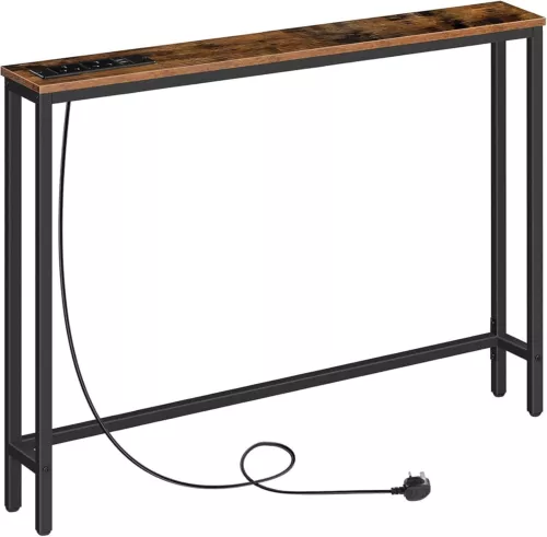 Konsolentisch mit Ladestation Flurtisch Sofatisch Vitrinentisch - Bild 14 von 23