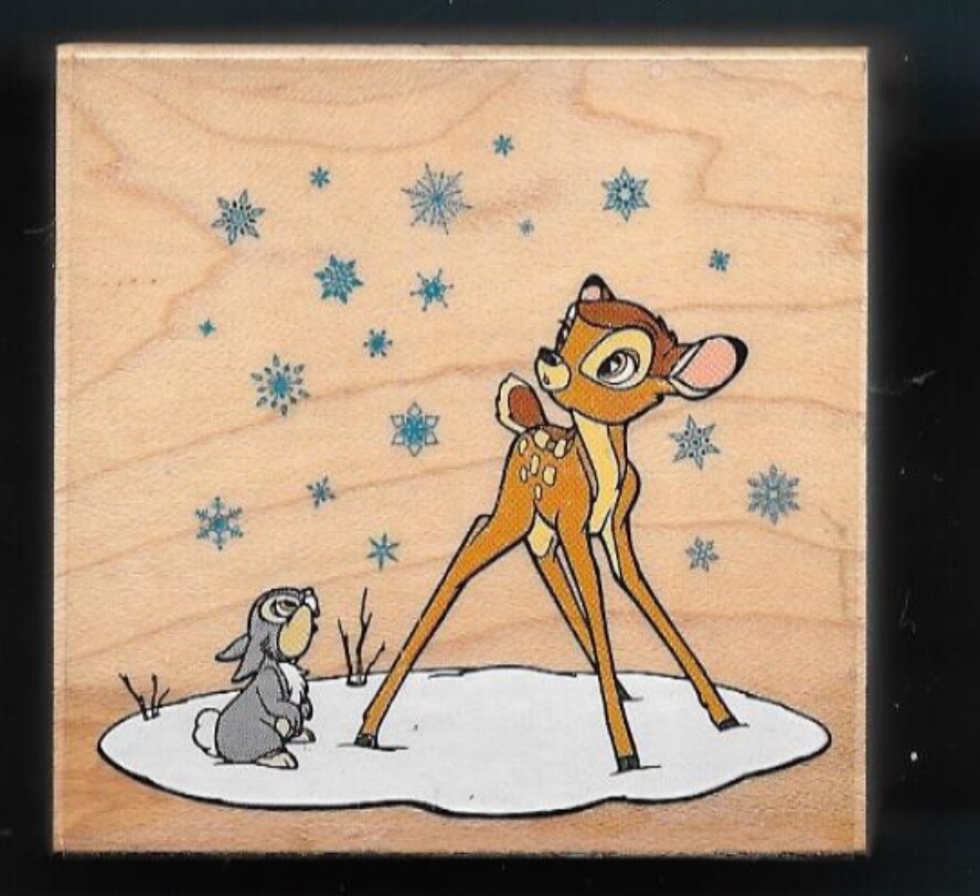 BAMBI THUMPER SNOW WINTER Disney Cartoon Character ALL NIGHT MEDIA