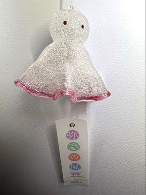 Teru Teru Bouzu Wind Chime Taku Glass Japan Yahiko no Kaze