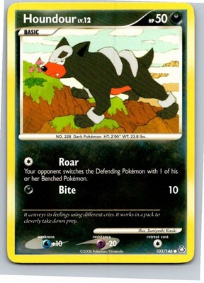 Houndour Legends Awakened 103/146 2008 NM
