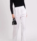Alexander Wang White Wide Leg Cargo Pants High Waisted Cotton medium NET $698 — photo 3