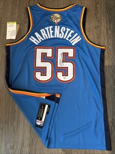 Isaiah Hartenstein Oklahoma City Thunder Autograph Signed Finals Jersey! Psa Coa