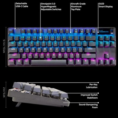 キーボード apex pro tkl SteelSeries，10キーレスキーボード「Apex Pro TKL」新製品を11