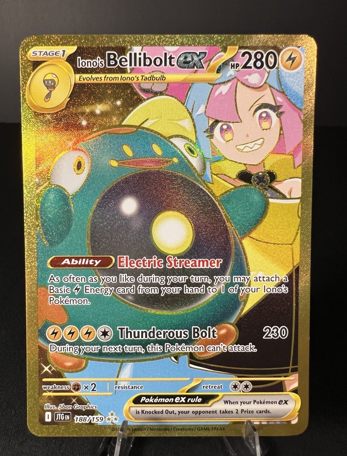 Iono's Bellibolt ex 2025 Scarlet & Violet: Journey Together #188