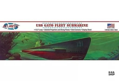 1/240 W.Ii US Navy Gato Class Submarine Atlancl743