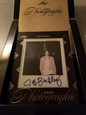 ☆~ JEFF BUCKLEY ~☆ LEAF PHOTOGRAPHIC 2025-GUARANTEED SIGNATURE ! 1966 - 1997 RIP