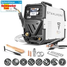 STAHLWERK MIG MAG 200 Double Pulse Pro fully synergic welder with MMA & lift TIG