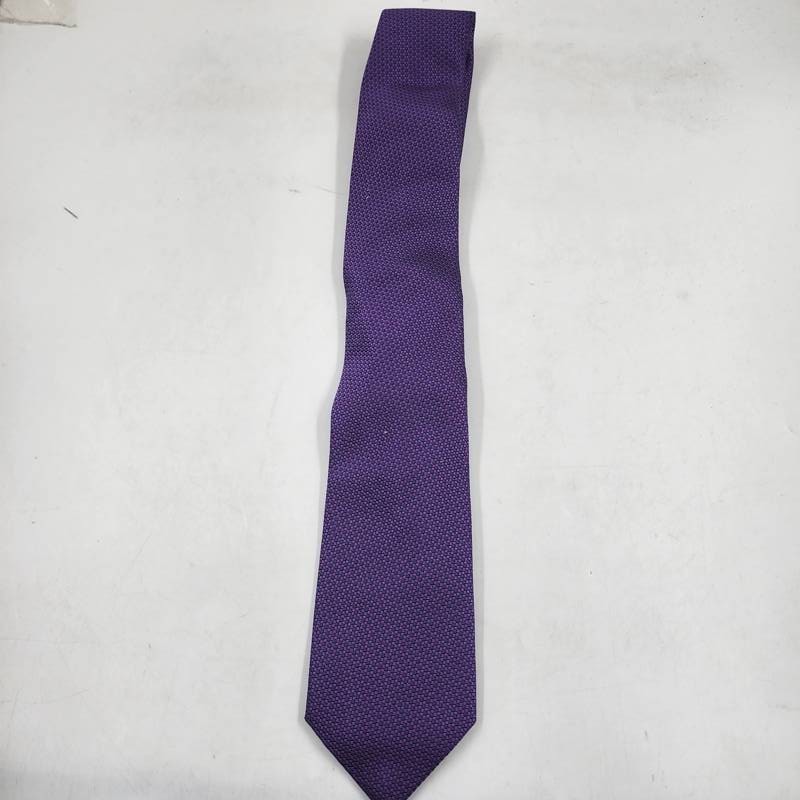 David Donahue Classic Geometric Pattern Tie Mens One Size PurpleBlue 13390₽