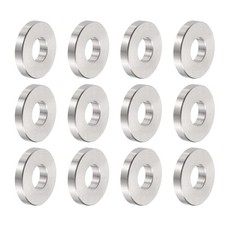 12pcs Stainless Steel Spacer 8.5mm Bore x 20mm OD x 4mm Length