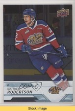 2018-19 Upper Deck CHL Silver Matthew Robertson #62 READ 3ug