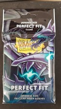 100 Bustine Protettive 59X86mm Perfect Fit JAPANESE SIZE YUGIOH Dragon Shield