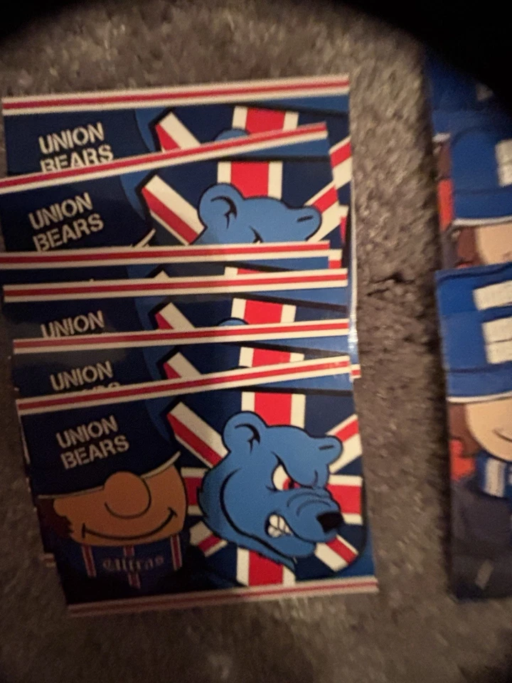 Union Bears/Rangers Stickers Waterproof Vinyl Stickers 40 stickers - Image 3 of 4