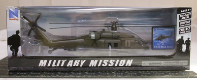 #ad #ad Sikorsky UH 60 Black Hawk Helicopter #25563 1:60 Military Mission New Ray NEW $24.95