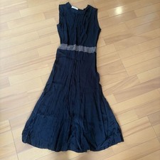 USED PRADA SILK DRESS FORMAL LONG GOOD