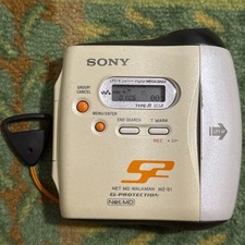 Vintage Sony MZ-S1 Net MD MiniDisc Sports Recording Walkman WORKING