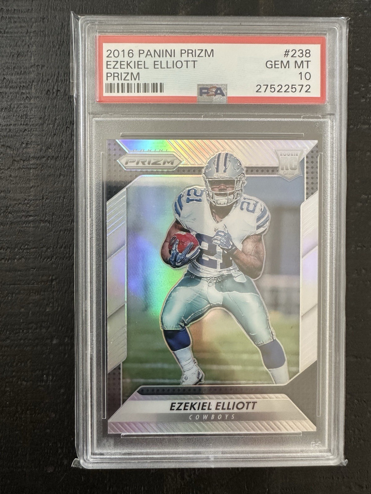 Ezekiel Elliott Panini Prizm #238 Base