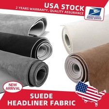 60" Wide Suede Headliner Fabric By the Yard Auto Roof Liner Upholstery Foam Back