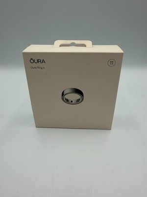 Oura Ring 4 Smart Ring Size 11 Activity Tracker Silver New Sealed Ships Today