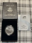 .999 Fine Silver 1 Oz Uncirculated 2008 W One Dollar American Eagle W/ Box COA
