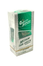 50 Heftchen Rizla kurze gr&uuml;ne Bl&auml;ttchen 70x36, Gewicht 17,5 g/m