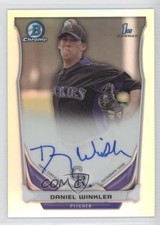 2014 Bowman Chrome Prospect Refractor 160/500 Danny Winkler Daniel Auto 0c2