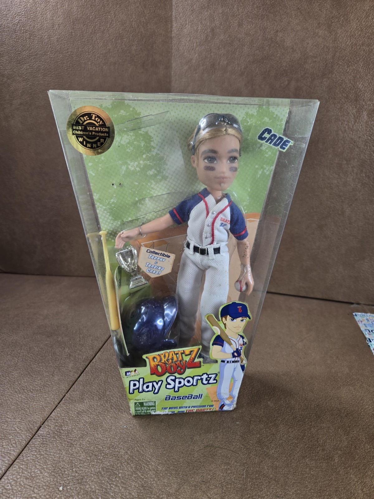 BradyGames MGA Vintage Bratz Boyz Play Sports Baseball Doll 