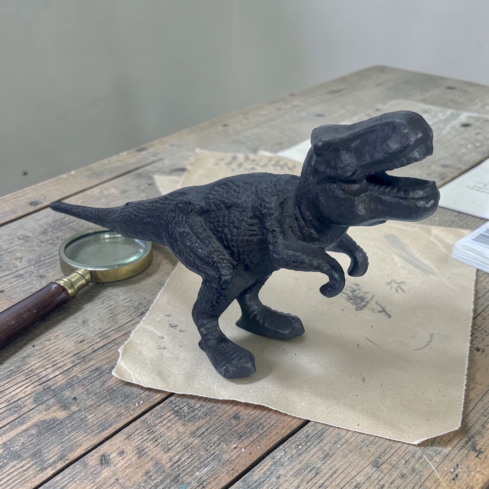 T-Rex Dinosaur Bottle Opener - Heavy Cast Iron Tyrannosaurus