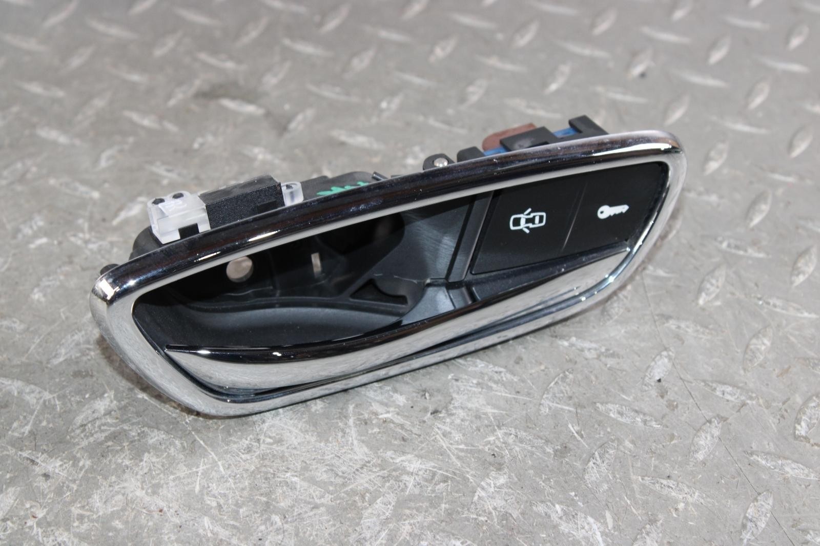 13-18 Flying Spur Black Chrome Rear Passenger Right RH Interior Door Handle OEM