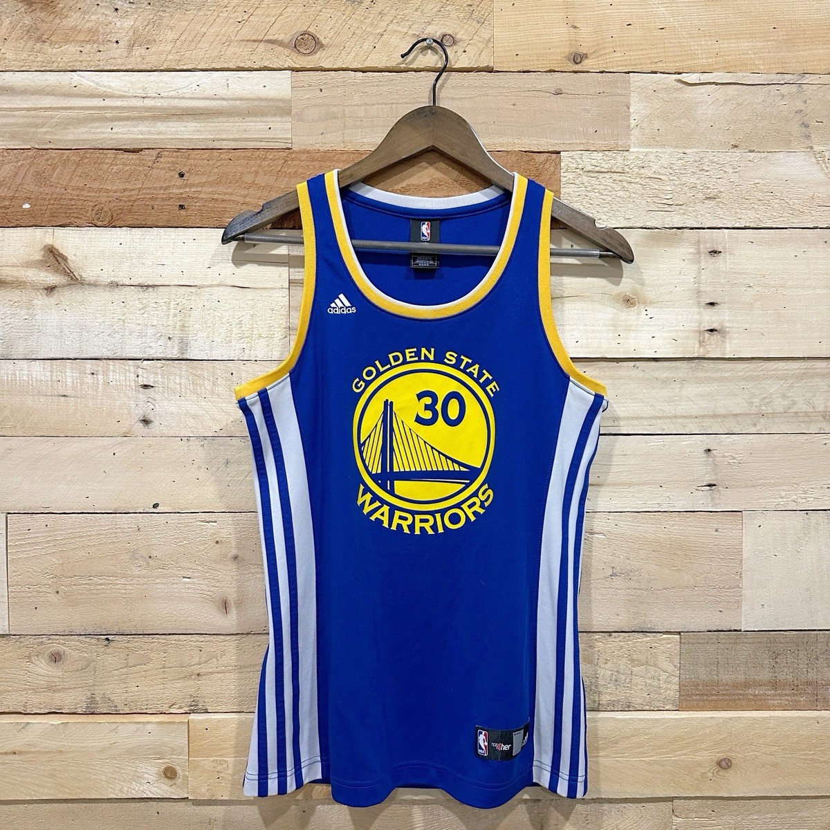 NBA Adidas Golden State Warriors Stephen Curry #30 NBA 4her Jersey