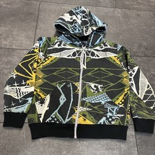 Dickies Kids Jacket Hooded Full Zip XS 4/5 Y2K Skater 4T 5T Black Green Yellow