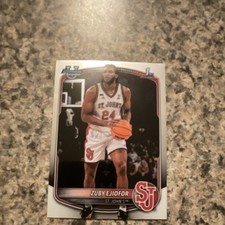 Topps Bowman BCP-22 Zuby Ejiofor St. John's Red Storm Basketball Base Set NCAA