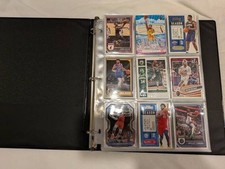 NBA Basketball Trading Cards Binder Collection   100 Basketball Card Lot   