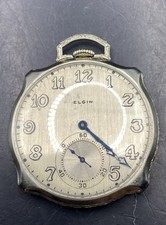 Elgin 1926 Grade 479 17 Jewels Pocket Watch 14K Gold Filled Case Running