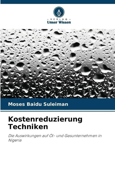Moses Baidu Suleiman | Kostenreduzierung Techniken | Taschenbuch | Deutsch-image