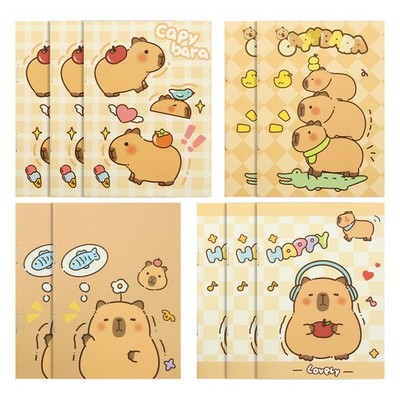 Geluode Capybara Pocket Notebooks, 10 Packs in 4 Designs 3.2'' x multicolor 