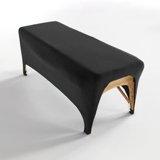 Black Lash Bed Cover fitted for 6FT Lash Table or Massage Bed stretchy Lash E...