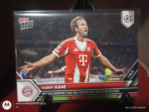 Harry Kane – Harry Kane - 2025-26 UCL Topps NOW® - Card 17 - PR: 492